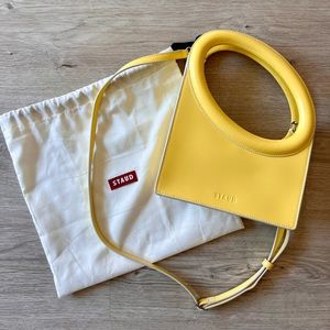 STAUD Limone Leather Handbag